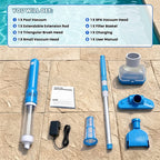 Cordless 3-in-1 Pool Vacuum Cleaner Pro – Powerful Rechargeable Cleaning for Pools, Spas & Hot Tubs