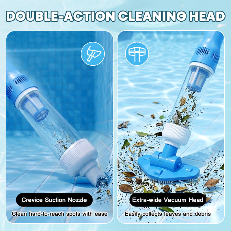 Cordless 3-in-1 Pool Vacuum Cleaner Pro – Powerful Rechargeable Cleaning for Pools, Spas & Hot Tubs