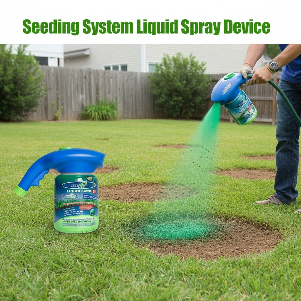 Liquid Lawn Seeding Spray System — Fast, Easy Green Grass Growth