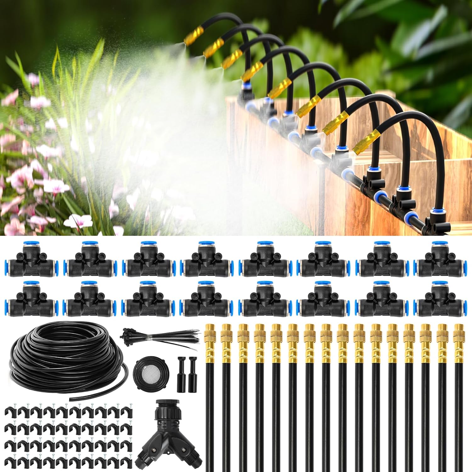 Flexible 360° Drip Irrigation Kit — Smart Watering for Every Garden