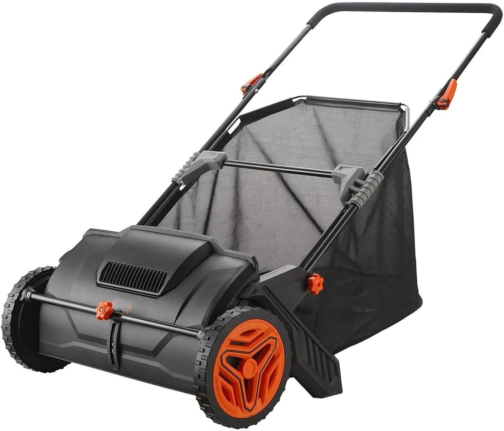 21-Inch Lawn Sweeper with 3.5 cu ft Collection Bag