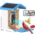 Solar Smart Bird Feeder with Camera — Wireless Wildlife Watching Hub - NebulTool