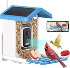 Solar Smart Bird Feeder with Camera — Wireless Wildlife Watching Hub - NebulTool