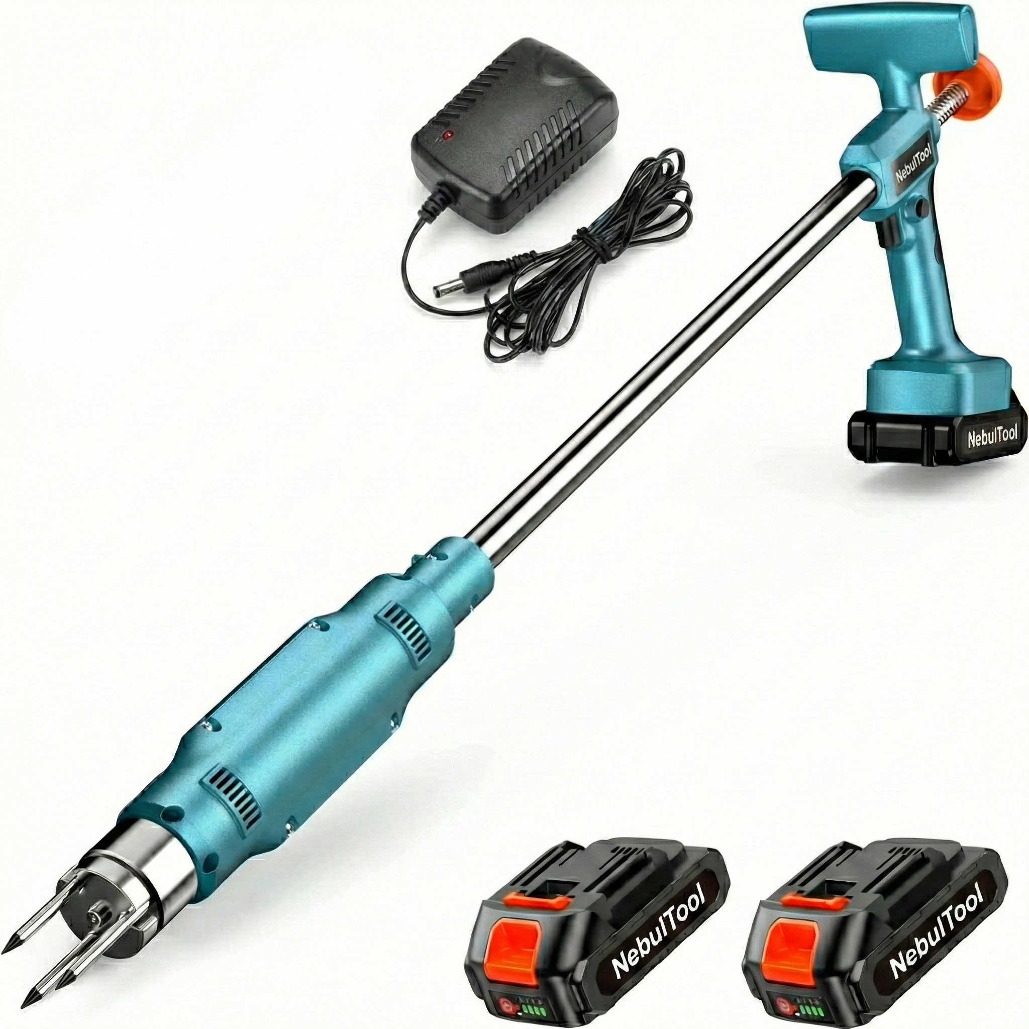 Cordless Electric Stand Weed Puller with Dual Batteries — Effortless Weed Removal
