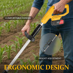 High-Speed 270RPM Rototiller with Dual 21V Batteries for Efficient Soil Cultivation