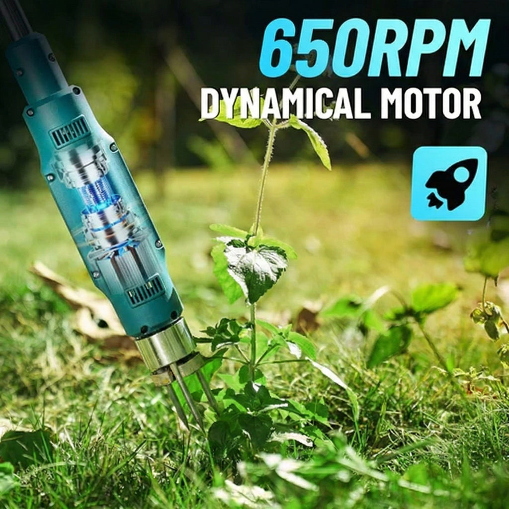 Cordless Electric Stand Weed Puller with Dual Batteries — Effortless Weed Removal