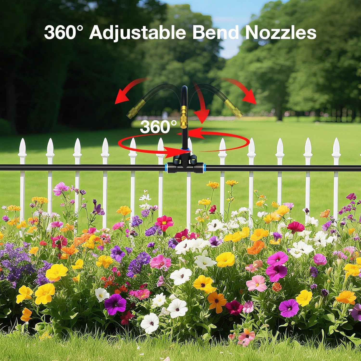 Flexible 360° Drip Irrigation Kit — Smart Watering for Every Garden