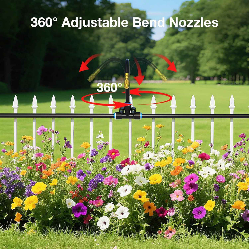 Flexible 360° Drip Irrigation Kit — Smart Watering for Every Garden