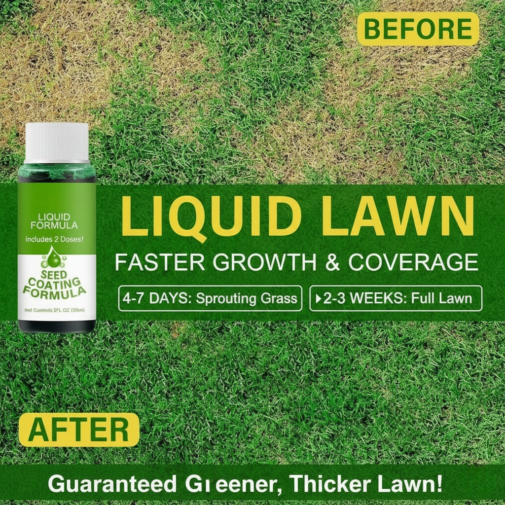 Liquid Lawn Seeding Spray System — Fast, Easy Green Grass Growth - NebulTool
