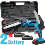 All-in-One Cordless 8″ Chainsaw + Pole Saw — Reach, Cut & Trim with Ease