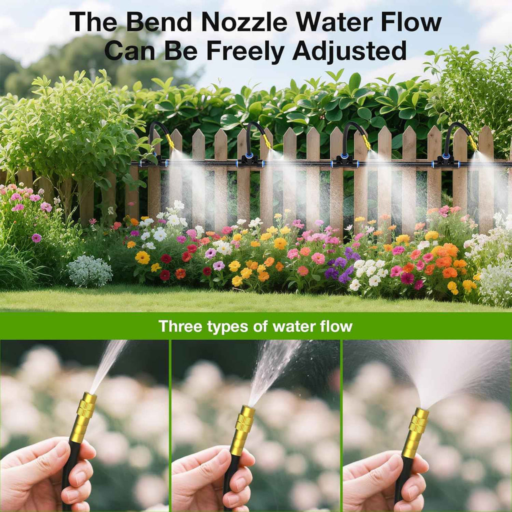 Flexible 360° Drip Irrigation Kit — Smart Watering for Every Garden