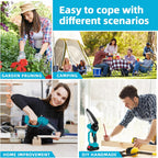 Compact Cordless Chainsaw with Dual Batteries — Powerful Outdoor Cutting Tool - NebulTool