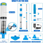 Cordless 3-in-1 Rechargeable Pool Vacuum Cleaner — Efficient Pool Care Made Simple