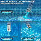 Cordless 3-in-1 Rechargeable Pool Vacuum Cleaner — Efficient Pool Care Made Simple