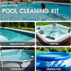 Pool Cleaning Kit – Complete Deep Cleaning System for Pools, Spas & Hot Tubs