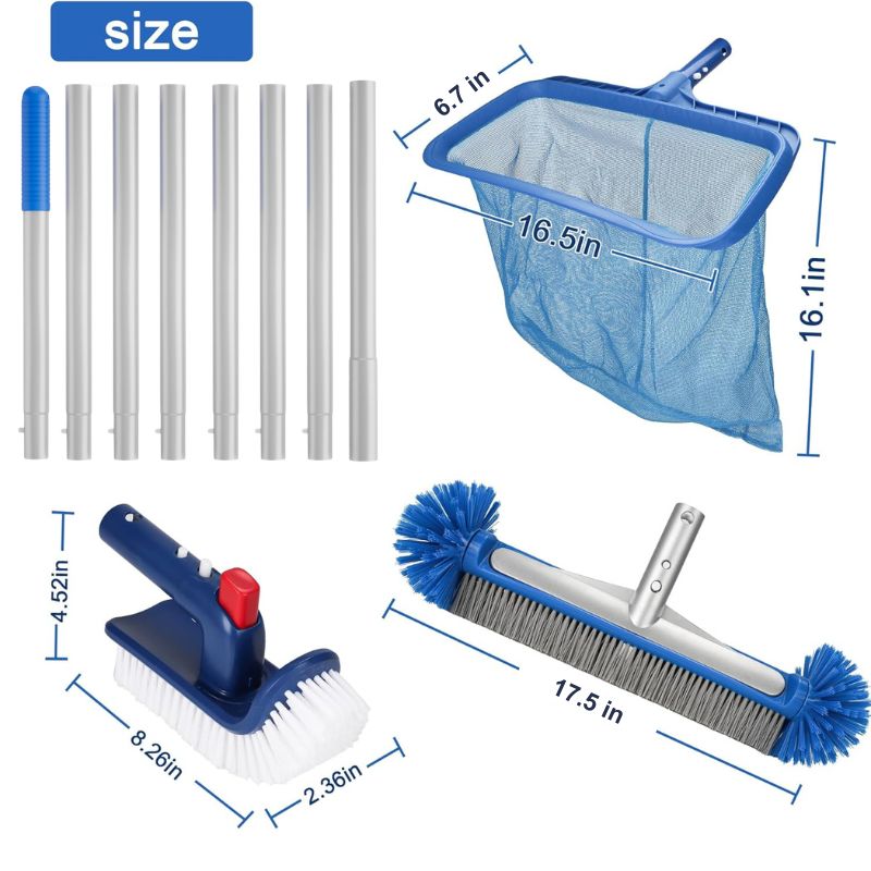 Pool Cleaning Kit – Complete Deep Cleaning System for Pools, Spas & Hot Tubs