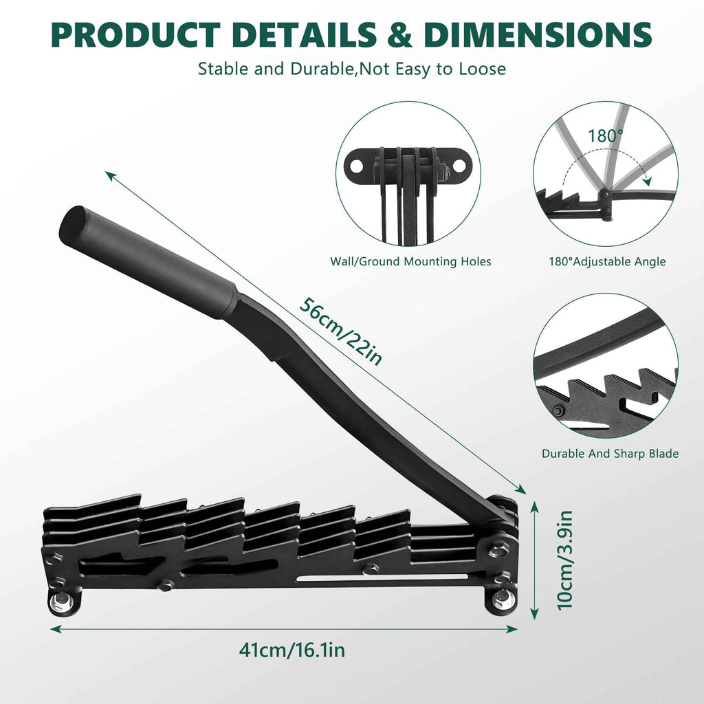 Heavy-Duty Wall Mounted Firewood & Kindling Splitter – Effortless Splitting, Safer Than an Axe