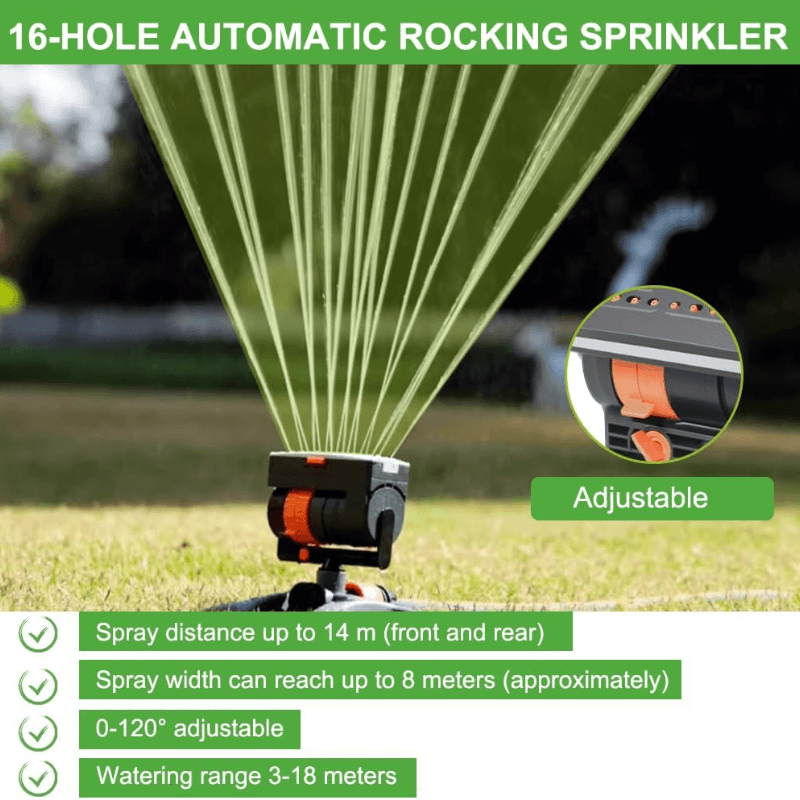 NebulTool Oscillator Sprinkler – Efficient Lawn & Garden Irrigation with Adjustable Spray Pattern