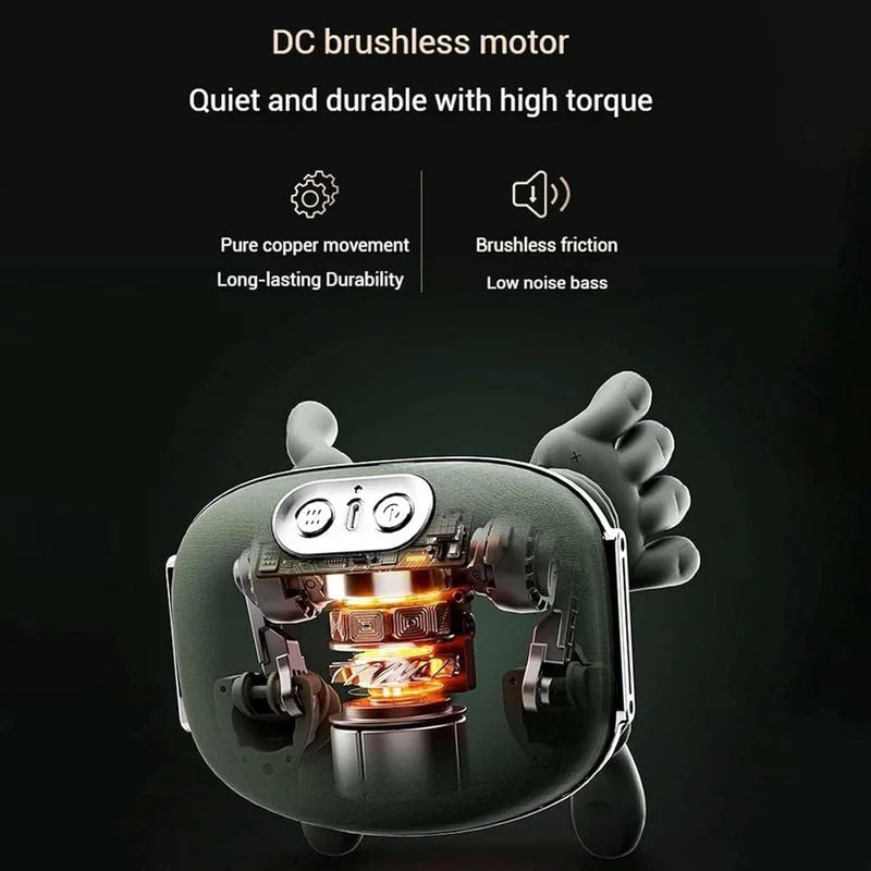 4D Portable Massager - Shiatsu Deep Tissue Massage with Heat for Pain Relief & Relaxation