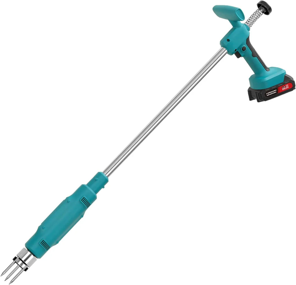 Cordless Electric Stand Weed Puller with Dual Batteries — Effortless Weed Removal - NebulTool