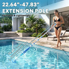 Cordless 3-in-1 Pool Vacuum Cleaner Pro – Powerful Rechargeable Cleaning for Pools, Spas & Hot Tubs