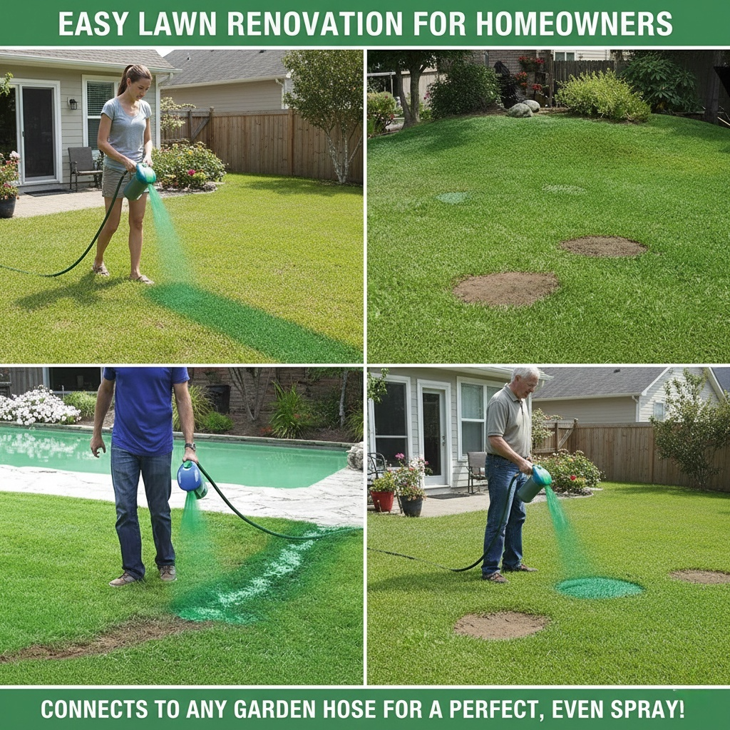 Liquid Lawn Seeding Spray System — Fast, Easy Green Grass Growth - NebulTool
