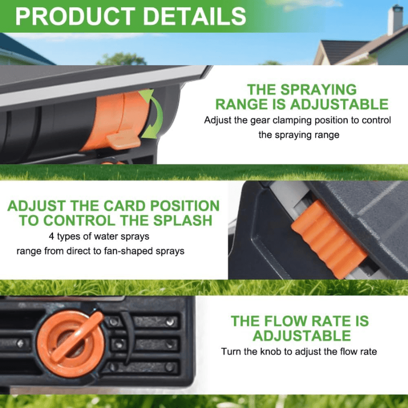 NebulTool Oscillator Sprinkler – Efficient Lawn & Garden Irrigation with Adjustable Spray Pattern