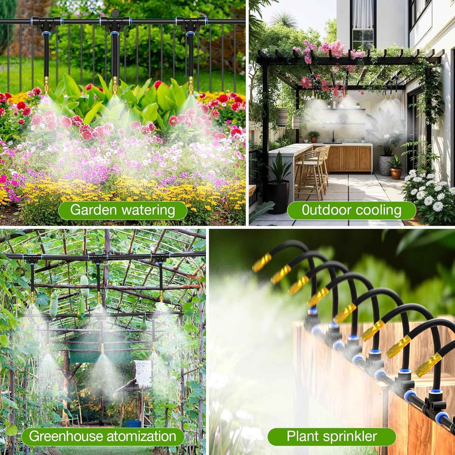 Flexible 360° Drip Irrigation Kit — Smart Watering for Every Garden