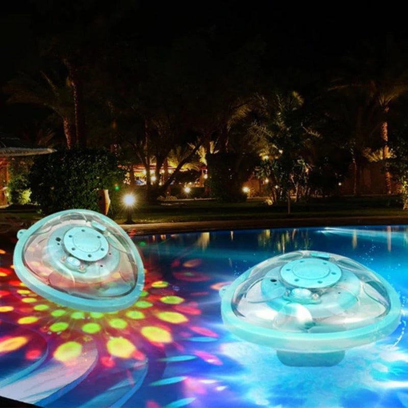 Floating Pool Fountain – Remote Control LED Water Fountain for Pools & Backyard Parties