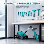 17-Inch Electric Snow Cleaner with Dual Batteries for Driveways & Walkways