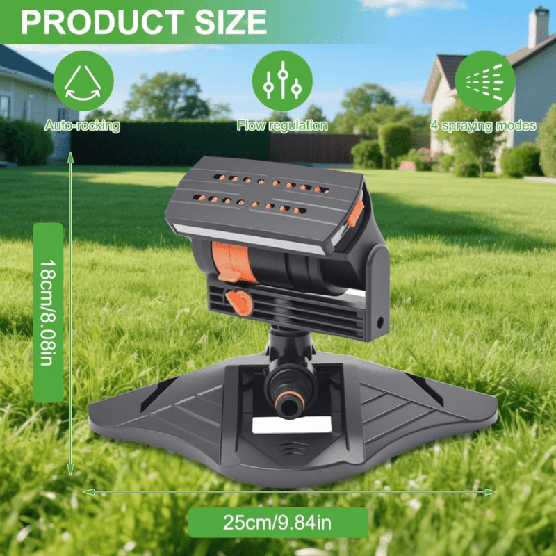 NebulTool Oscillator Sprinkler – Efficient Lawn & Garden Irrigation with Adjustable Spray Pattern