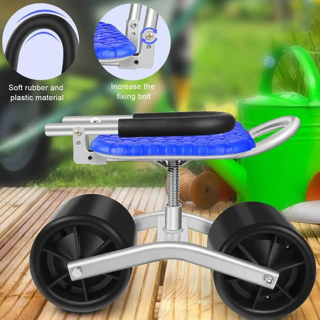 Ergonomic 360° Rotating Gardening Seat with Adjustable Height - NebulTool
