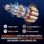 High-Efficiency Mulching Machine with 50L Safety Collection Bin