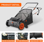 21-Inch Lawn Sweeper with 3.5 cu ft Collection Bag