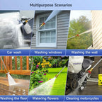 Cordless High-Pressure Washer with Dual Batteries — Portable Water Cleaning Power