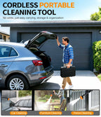 Cordless High-Pressure Washer with Dual Batteries — Portable Water Cleaning Power