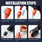 Cordless High-Pressure Washer with Dual Batteries — Portable Water Cleaning Power