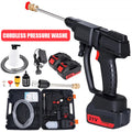 Cordless High-Pressure Washer with Dual Batteries — Portable Water Cleaning Power