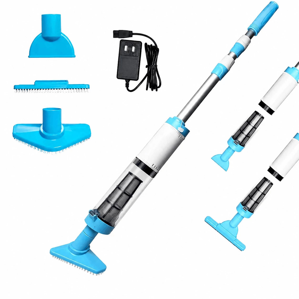 Cordless 3-in-1 Rechargeable Pool Vacuum Cleaner — Efficient Pool Care Made Simple
