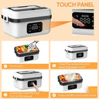 Rechargeable Portable Food Warmer for Work, Travel & Outdoor Meals