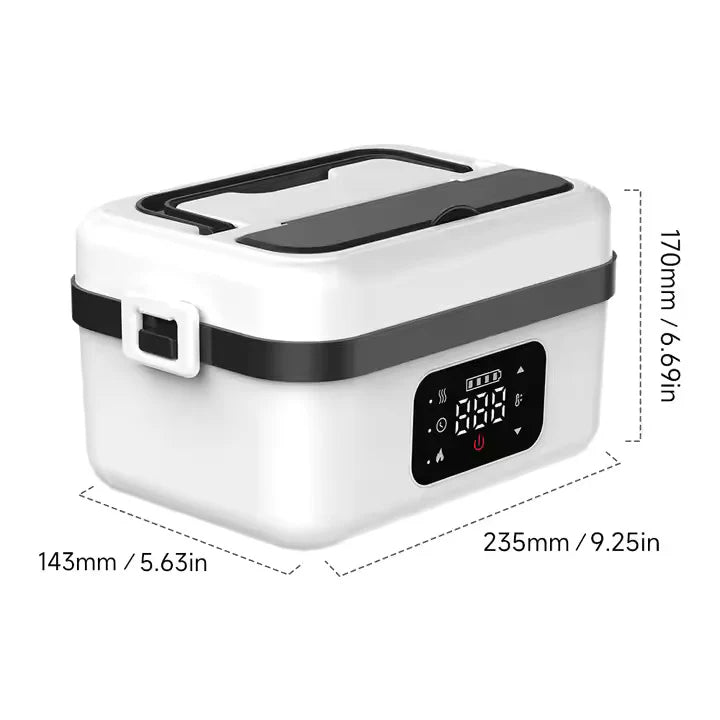Rechargeable Portable Food Warmer for Work, Travel & Outdoor Meals