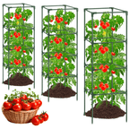 Heavy-Duty Steel Plant Support for Tomatoes, Vegetables & Climbing Plants