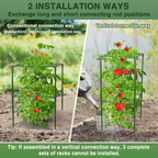 Heavy-Duty Steel Plant Support for Tomatoes, Vegetables & Climbing Plants