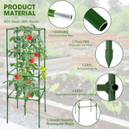 Heavy-Duty Steel Plant Support for Tomatoes, Vegetables & Climbing Plants
