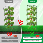 Heavy-Duty Steel Plant Support for Tomatoes, Vegetables & Climbing Plants