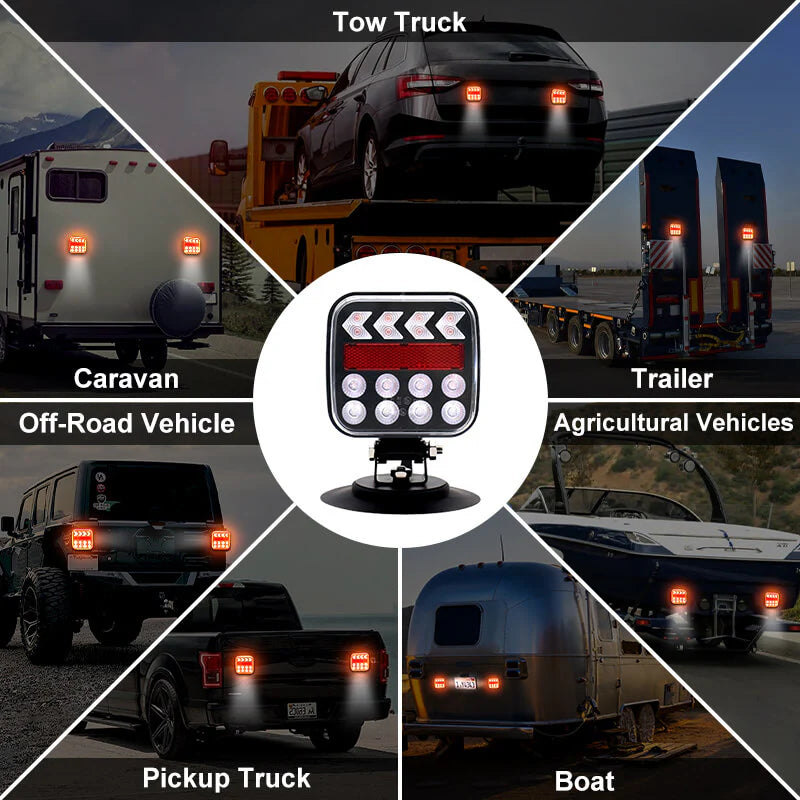 Wireless Trailer Lights – Bluetooth Control LED Light Kit for Safe Night Towing