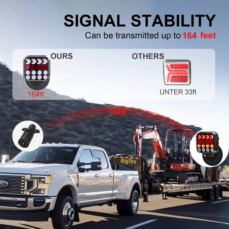 Wireless Trailer Lights – Bluetooth Control LED Light Kit for Safe Night Towing