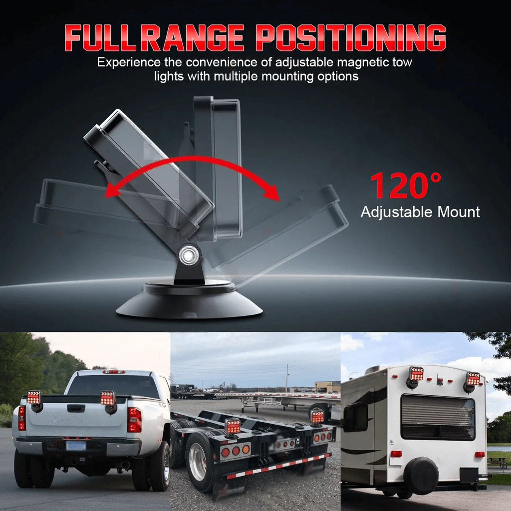 Wireless Trailer Lights – Bluetooth Control LED Light Kit for Safe Night Towing