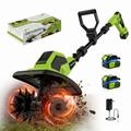 Cordless 2-in-1 Tiller Cultivator – Lightweight Power for Easy Soil Loosening & Garden Weeding
