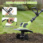 Cordless 2-in-1 Tiller Cultivator – Lightweight Power for Easy Soil Loosening & Garden Weeding